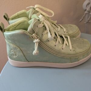Green High-Top Sneakers